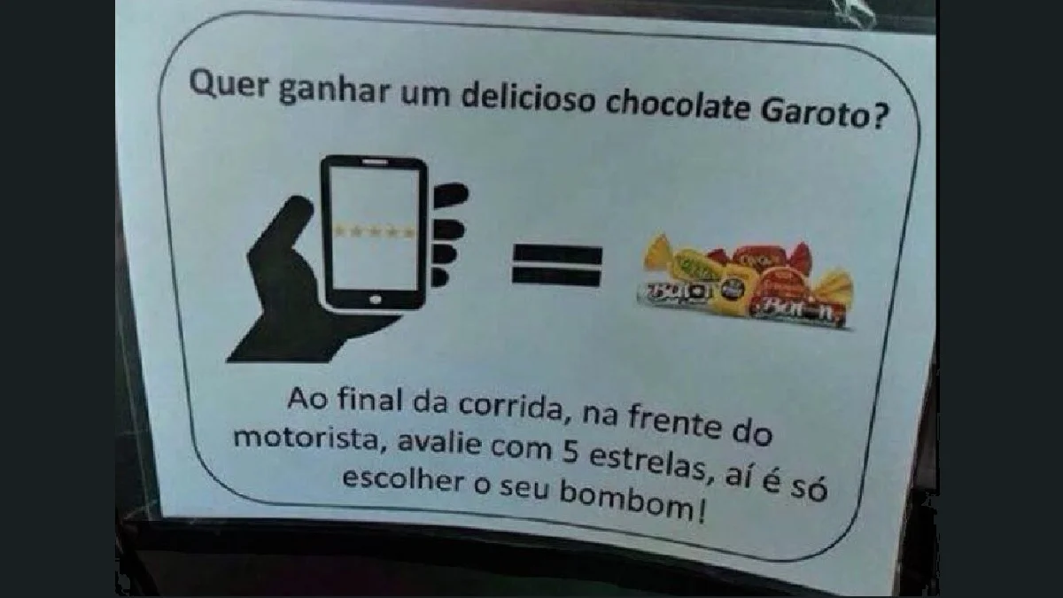 Assim começa a Compra de votos: Quer ganhar um bombom? 1 ganhar bombom